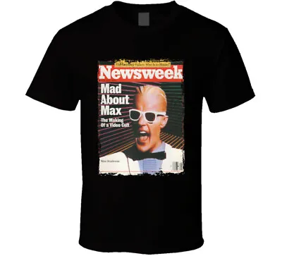 Max Headroom Newsweek Magazine Cover T Shirt • $27.99