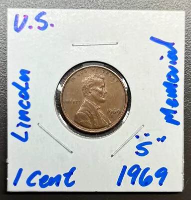$1.24 • Buy 1969 S Lincoln Memorial Penny One Cent Us Coin
