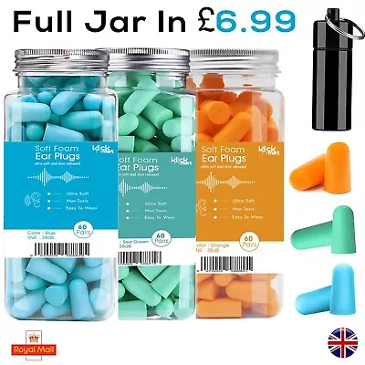 Ear Plugs For Sleep Premium Quality Super Soft Foam Ear Plugs. • £6.99