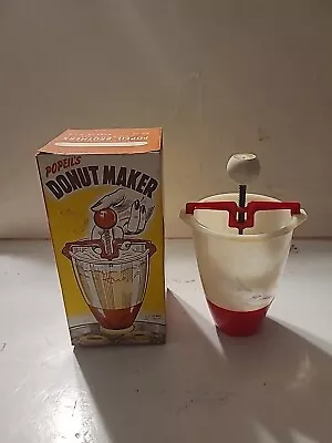 Vintage Kitchen Popeil's Donut Maker With Original Box • $8.99