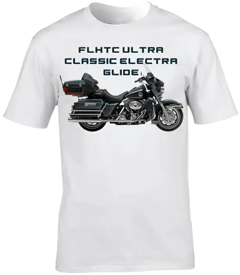 Motorcycle T-Shirt FLHTC Ultra Classic Motorbike Biker Short Sleeve Crew Neck • £16.99