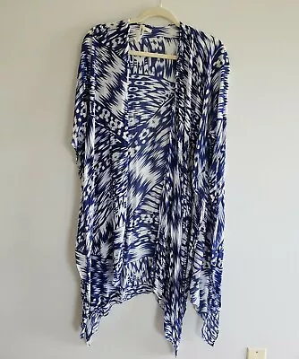 Womens Michael Stars Blue Kimono Wrap One Size • $20