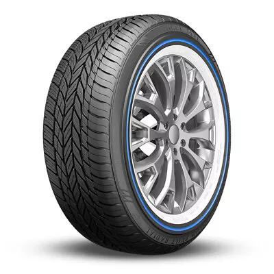 1 Vogue Tyre Custom Built Radial Blue White Sidewall 215/70R15 103H Tires • $212.28