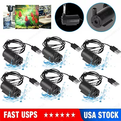 USB Mini Water Pump Cable Mute DC5V Micro Submersible Water Pump For Aquarium • $6.19