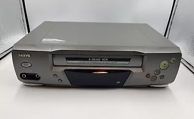 Sanyo 4-Head VCR Backlit Buttons Video Cassette Recorder VHS Tape Player VWM-380 • $42.99