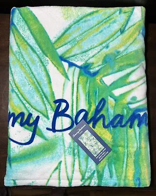 Tommy Bahama NEW!!! Palm Bamboo Leaves Beach Spa Pool TOWEL Soft Tropical CUTE! • $42.99