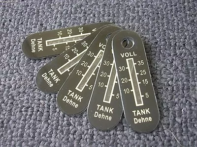 1 Dehne Fuel Gauge Display Face Kdf Vw Split Oval Heb KÄfer Bug Heb Cox • $69