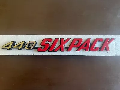 NOS 440 Six Pack Emblem Pair Dodge Mopar • $325