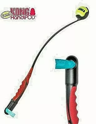 £19.94 • Buy KONG HandiPOD Launch Dog Tennis Ball Launcher (wo) Man Size Thrower 72cm /Refill
