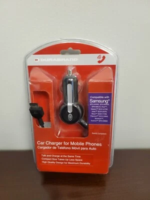 $9.99 • Buy Vtg Durabrand Car Charger Compatible With Samsung New Juke Ace My Shot Flipshot
