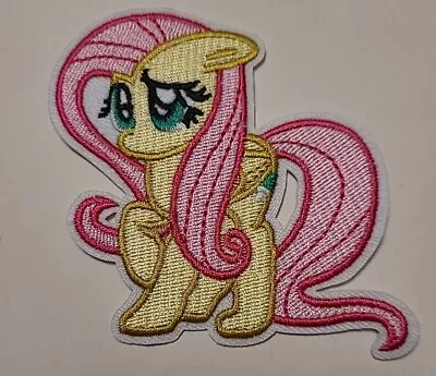 My Little Pony  Fluttershy  Walking Figure Die-Cut Embroidered Patch - New • $7.95