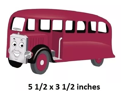 Red Bertie The Bus Wall Decal Thomas & Friends Tank Train Sticker Peel Stick Art • $4.99