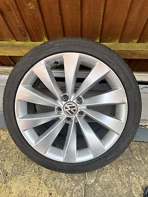 Vw Scirocco Passat Alloy Wheel 18  Genuine Turbine Interlagos Good Used • $172.64