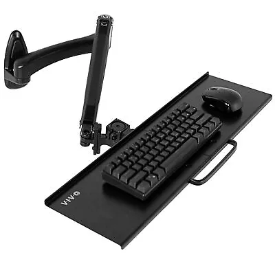 VIVO Articulating Keyboard & Mouse Platform Wall Mount Keyboard Tray Arm • $99.99