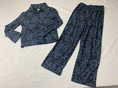 Marvel Black Panther Boys Pajama Set 10 Flannel Top & Bottoms • $10