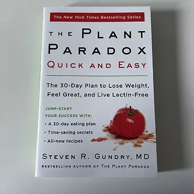 The Plant Paradox Gundry • £2