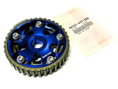 Vms 88-00 Honda Civic D15 D16 Sohc Adjustable Racing Cam Gear & Oem Cam Key Blue • $69.95