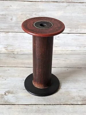 Small Vintage Wood Textile Spool Lestershire 4  • $16