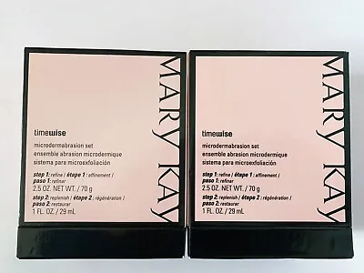 Mary Kay TimeWise Microdermabrasion Plus Set Pore Min 1 Oz Refine 2.5 Oz Lot • $43.99