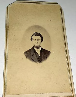 $33.99 • Buy Antique Victorian American Civil War Era Man! Parkersburg, West VA CDV Photo! US