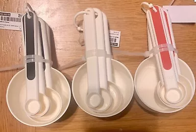 IKEA STAM Measuring Cups & Spoons Set Of 4 - Assorted Colours • £5.99