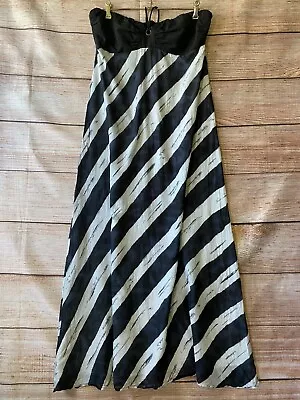 Wish Strapless Eclipse Maxi Dress ~ Size 14 Women's ~ Silk / Cotton Blend • $9.94