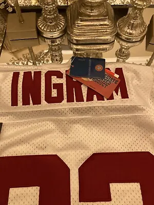 MARK INGRAM 2009 Heisman Winner For Alabama #22 White JERSEY Signed With COA. • $495