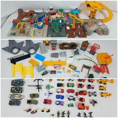 HUGE LOT VTG Micro Machines Military Play Sets Vehicles Cars Planes Helicopters • $95