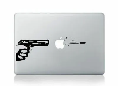 MacBook 13 Inch Decal Stickers Gun Art For Apple Laptop • £3.49