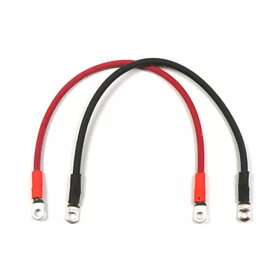 12  Red & Black Flexible Copper Welding Cables For RV Car Motorcycle • $18.38