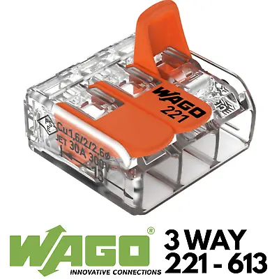 WAGO 221 Series Reusable Electrical Wire Cable Connectors Compact UK • £149.95