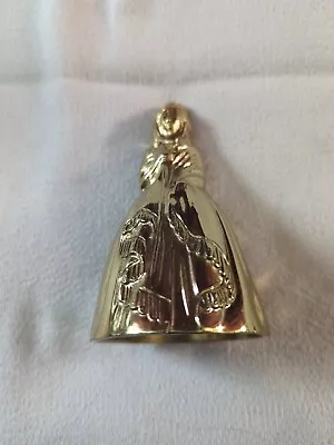 Vintage Brass Dinner Bell Lady Woman Formal Colonial 4 Inches Tall • $7.99