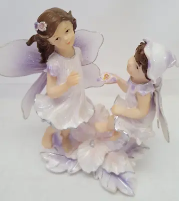 Vintage Montefiori Two Angels With Rose Figurine • $29.95