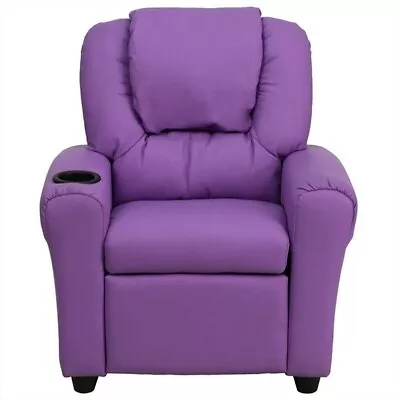 Flash Furniture Faux Leather Kids Recliner In Lavender • $173.48