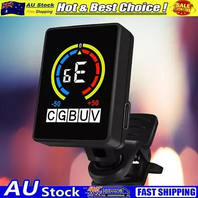Clip-On Tuner LCD Display Micro Headstock Tuner For Guitar Bass Ukulele Violin • $14.09