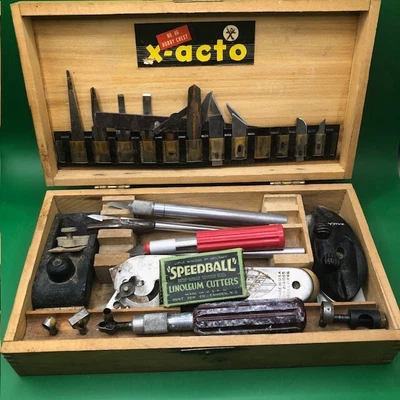 $64.95 • Buy Vintage X-ACTO Hobby Chest Knife Set #86