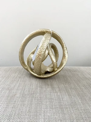 £17.80 • Buy NEXT Hammered Effect Loop Sculpture/home Office Ornament Figure Christmas Gift