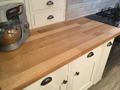 £150 • Buy SOLID WOOD WORKTOPS 1m X 620mm X 40mm OAK, BEECH, IROKO, WALNUT, MAPLE