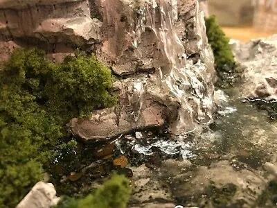 Rocky Scenery Waterfall Corner Mountain Model Railway Diorama N Or OO Gauge • £39.99