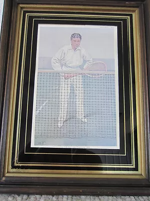 Vintage Print Of 1904 Open Champ H.L.Doherty At The Net • $60