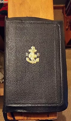 The Boys' Brigade: The Holy Bible Leather Bound 1949 • £5