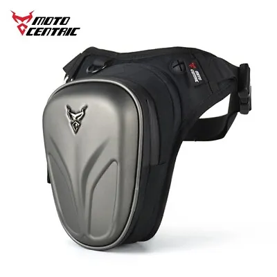 Motocentric Motorcycle Drop Leg Bag Fanny Pack Waterproof Carbon Fiber Waist Bag • $35.99