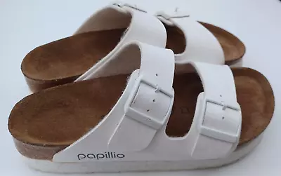 £44 • Buy Birkenstock Papillio White Arizona Platform - Uk 5.5, Eur 39 Narrow Fit