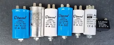 Motor Capacitors 1 1.5 2 2.5 3 4 5 6 7 8 10 12.5 14 16 20uF • $5.90