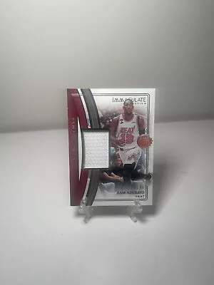 Bam Adebayo 2022-23 Panini Immaculate Remarkable Game Used Jersey 90/99!!! Heat • $5