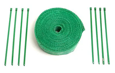 50ft Universal Car Truck Suv Green Heat Wrap W/ 8 Green Stainless Steel Ties • $916.88