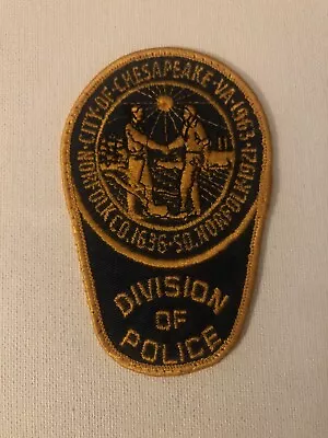 Virginia  Police  -   Chesapeake   Police VA  Police Patch • $1.25