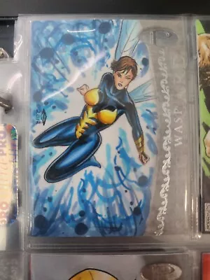 2012 Marvel Premier Wasp Base Sketch Card Anthony Hochrein Artist 1/1 • $295