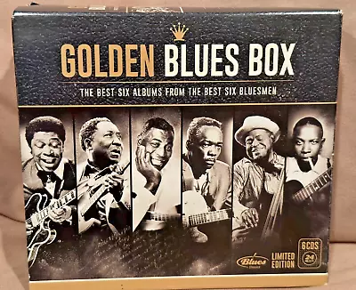 Golden Blues Box Limited Ed. 6 CD Set: B. B. Wolf Muddy Hooker Dixon More • $22.95