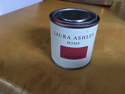 Laura Ashley Paint Sample Pot Tester Pale Cranberry 100ml • £2.95